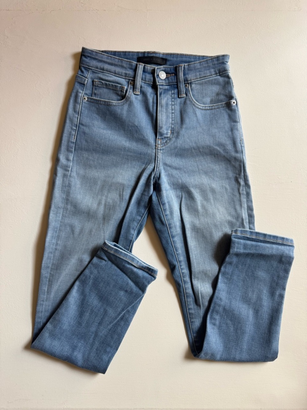 Uniqlo High Rise Skinny Ankle Denim Jeans Size 23